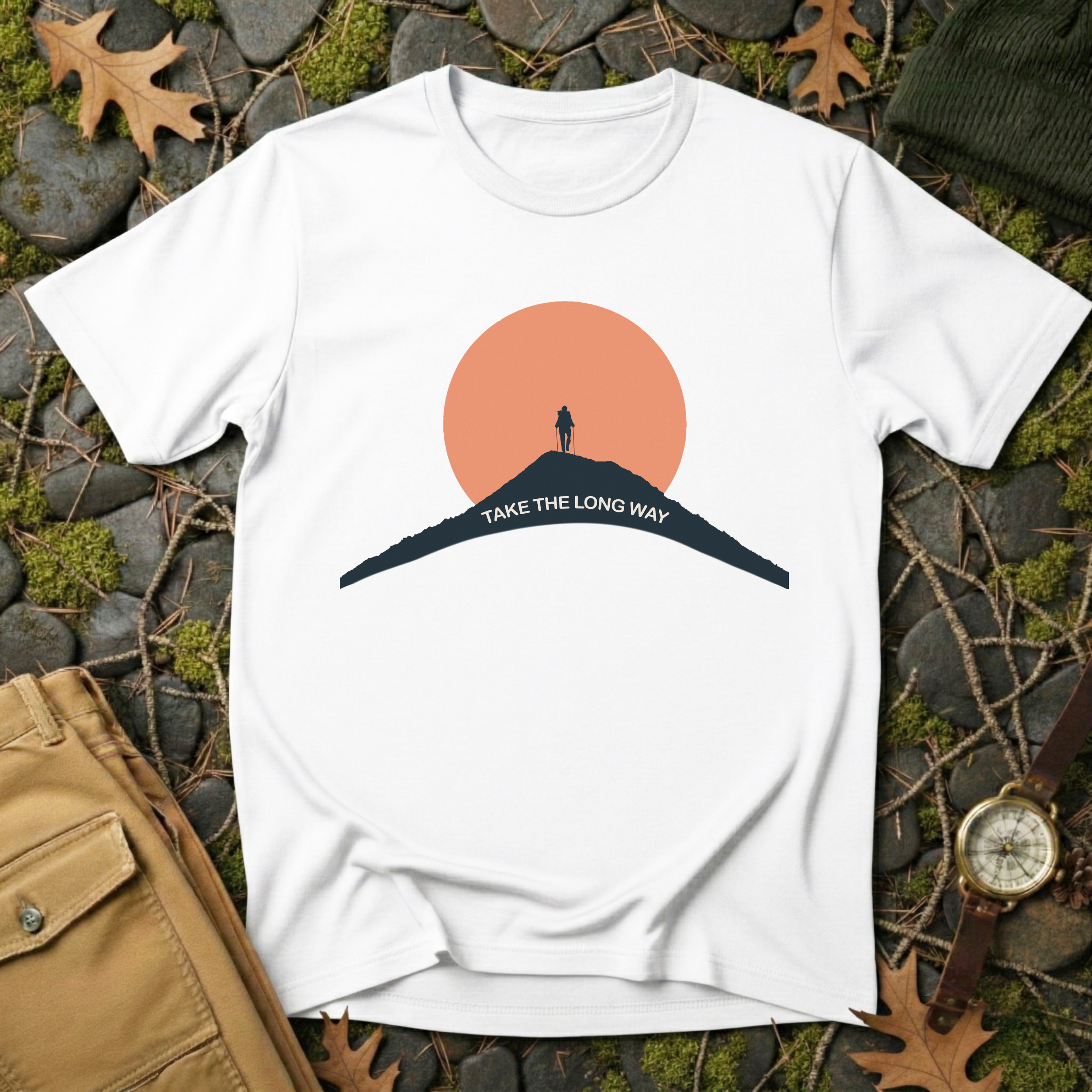 Take the Long Way - Mountain Ascent T-Shirt