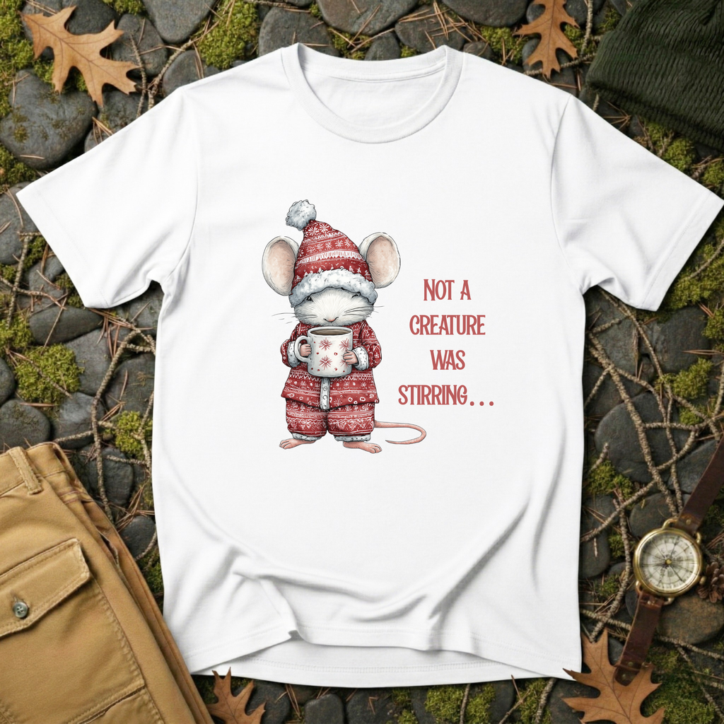 Not a creature was stirring… Christmas T-Shirt