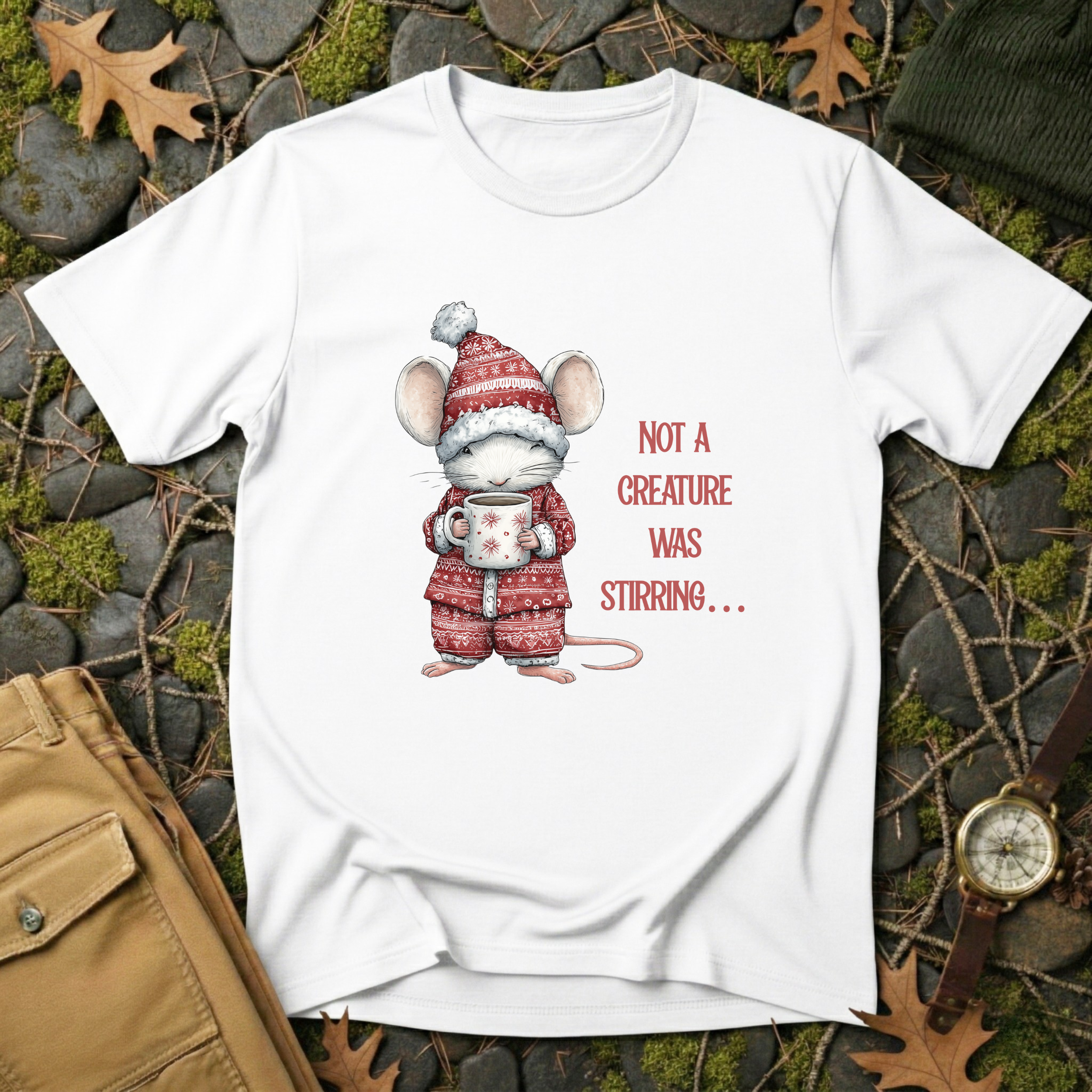 Not a creature was stirring… Christmas T-Shirt