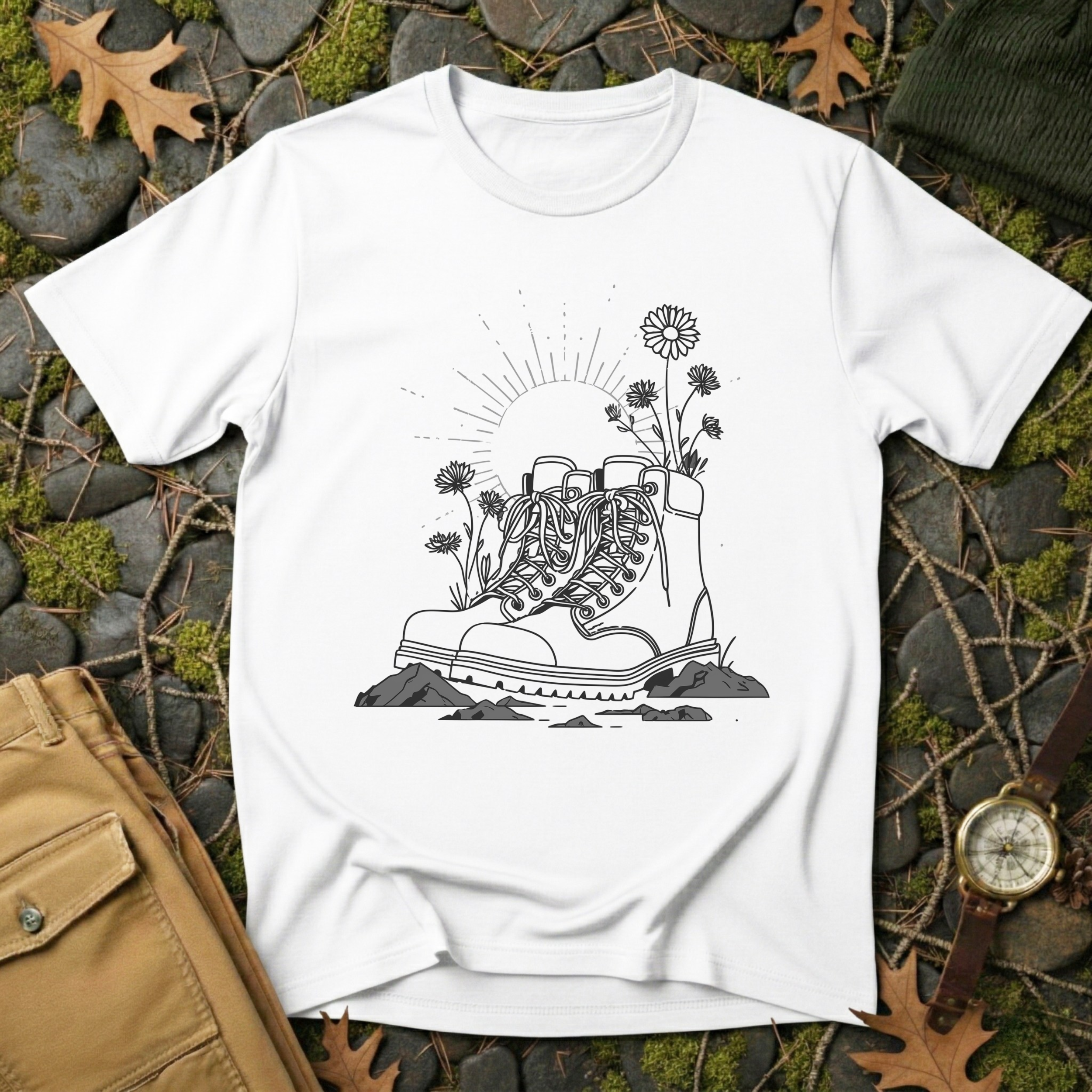 Sunrise Trail Boots T-Shirt