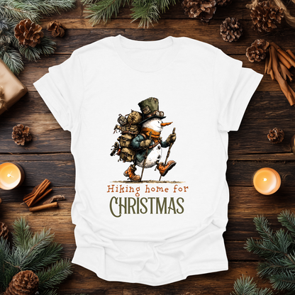 Home for Christmas Snowman T-Shirt