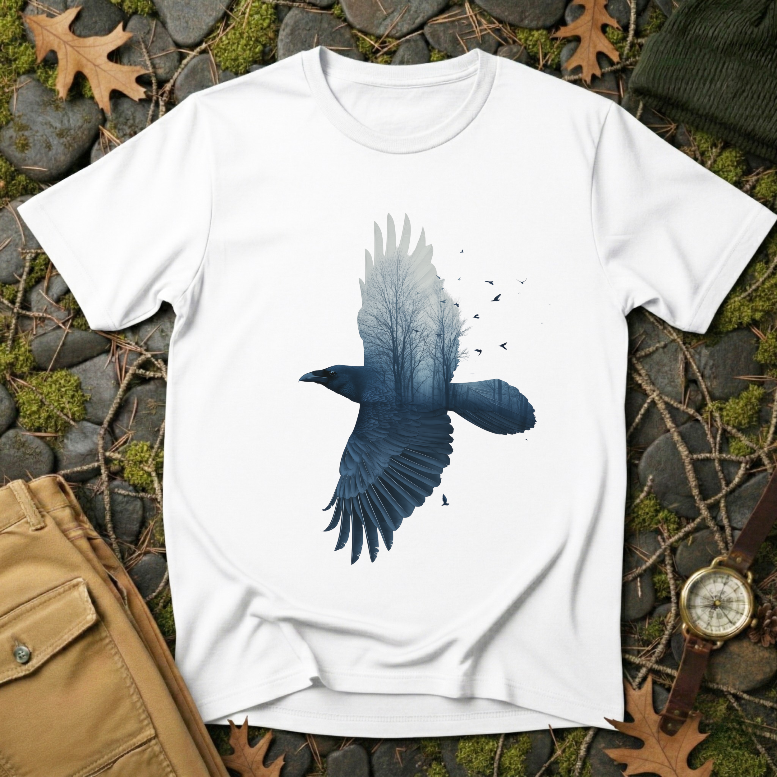 Shadow Flight Crow T-Shirt