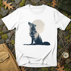 Moonlit Echo – Wolf & Wilderness T-Shirt
