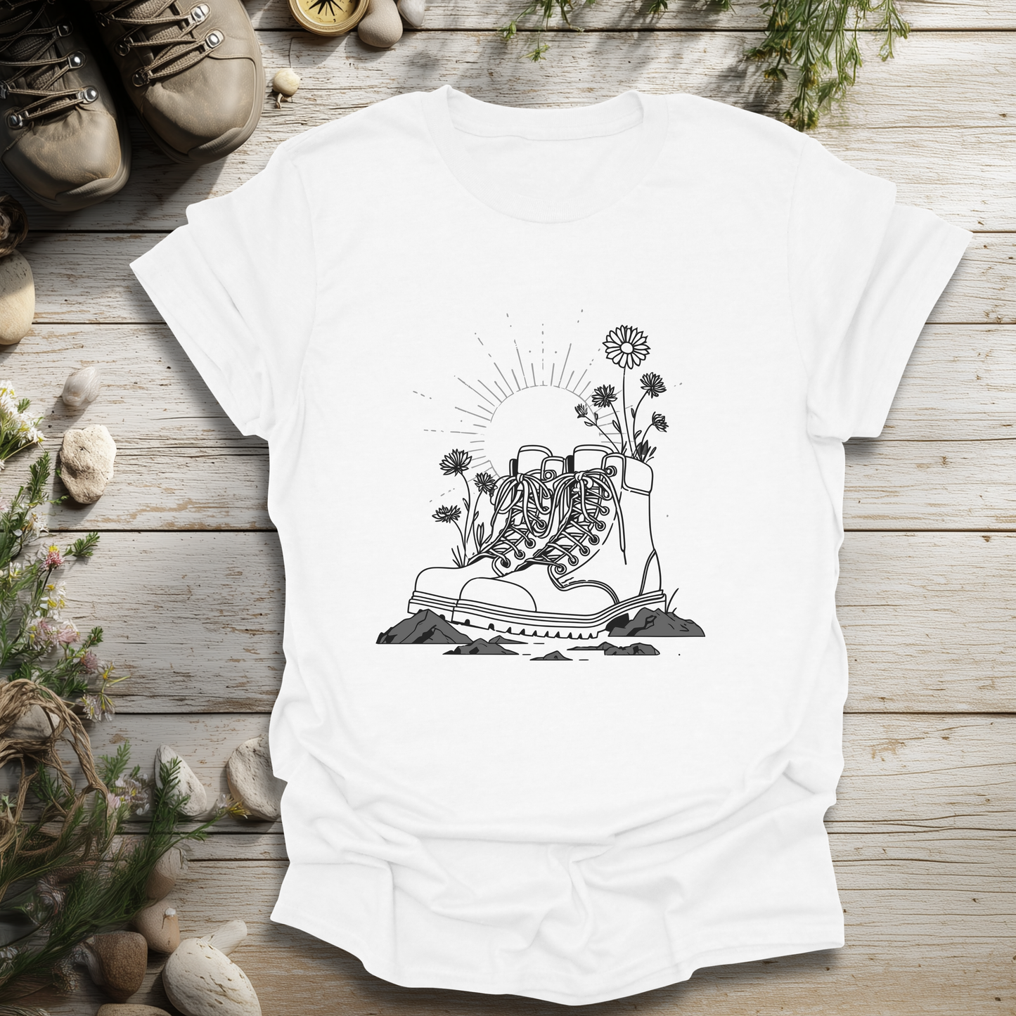 Sunrise Trail Boots T-Shirt