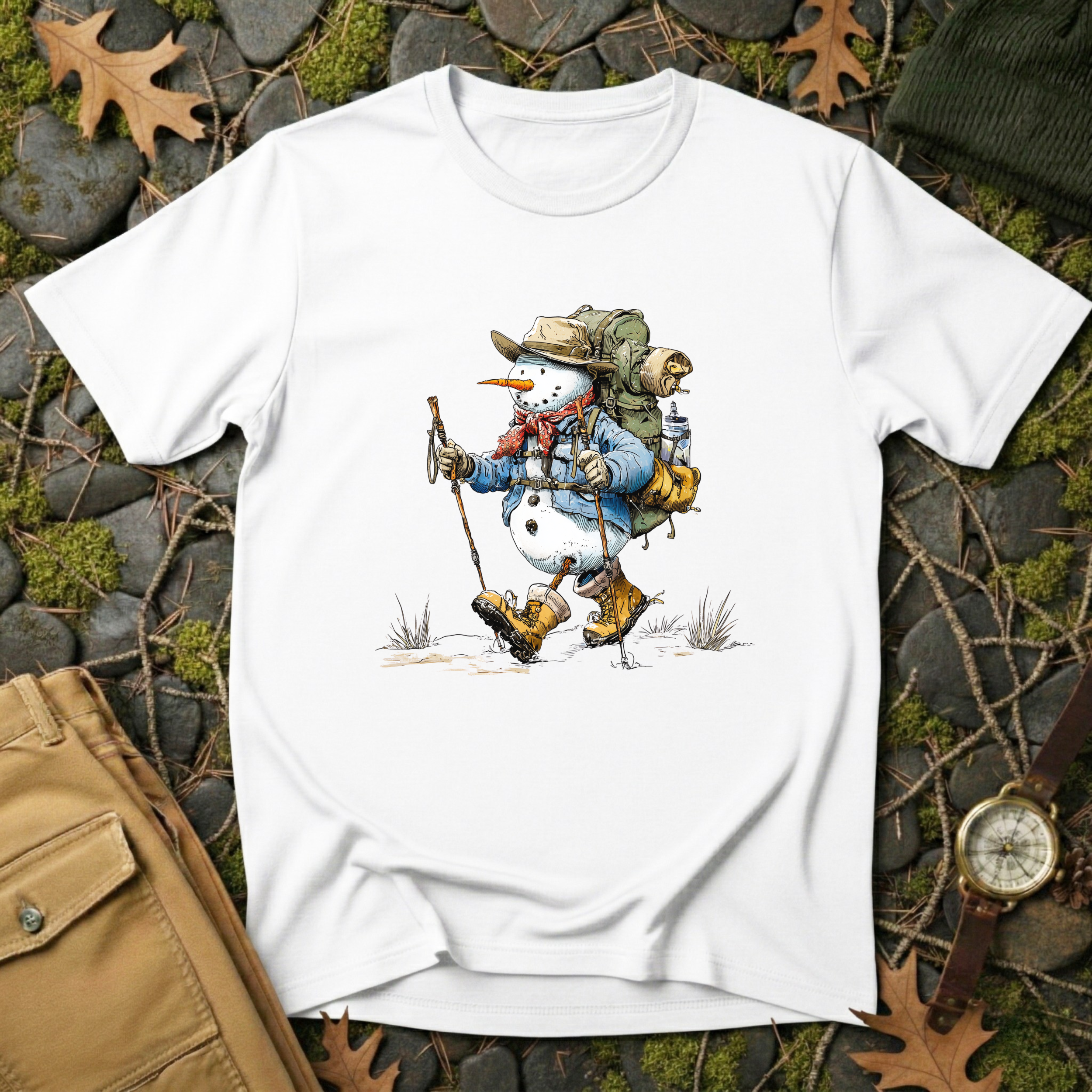 Trailblazing Snowman T-Shirt