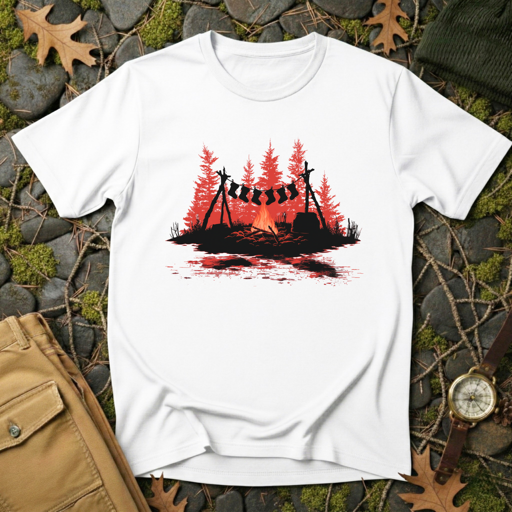 Campfire Christmas T-Shirt