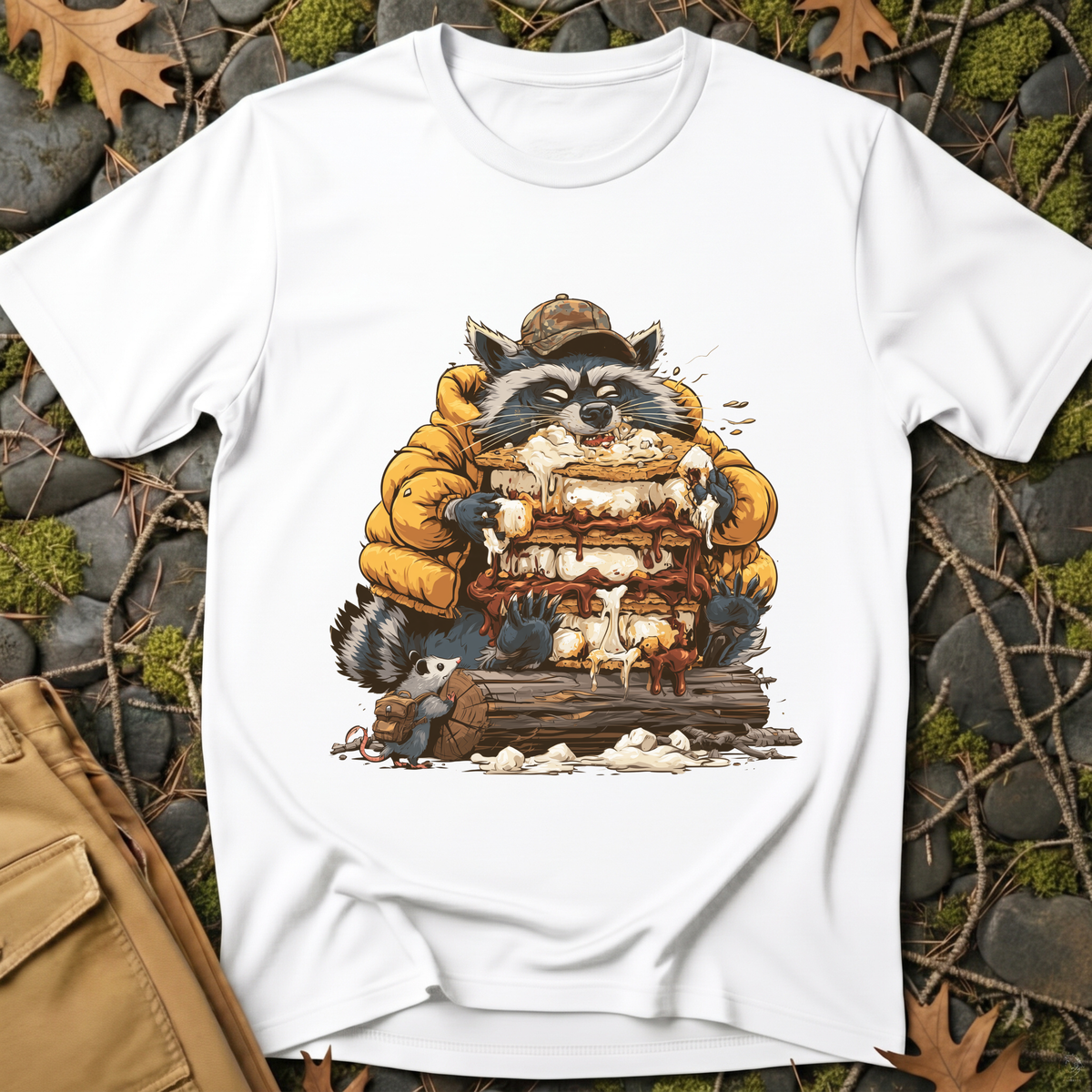S'mores Expert Raccoon T-Shirt