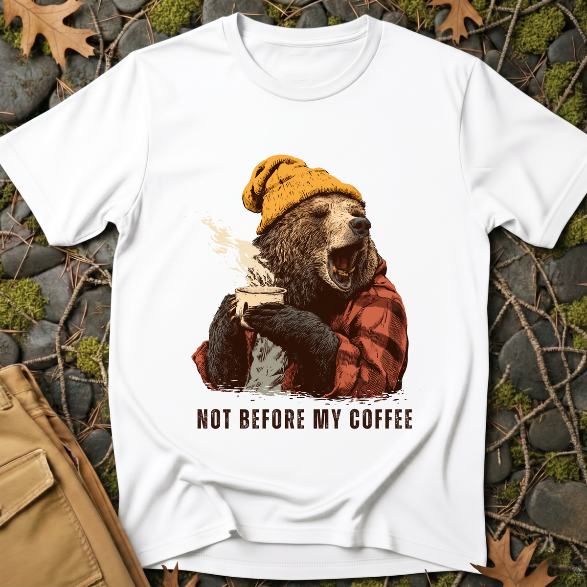 Not Before My Coffee Bear T-Shirt