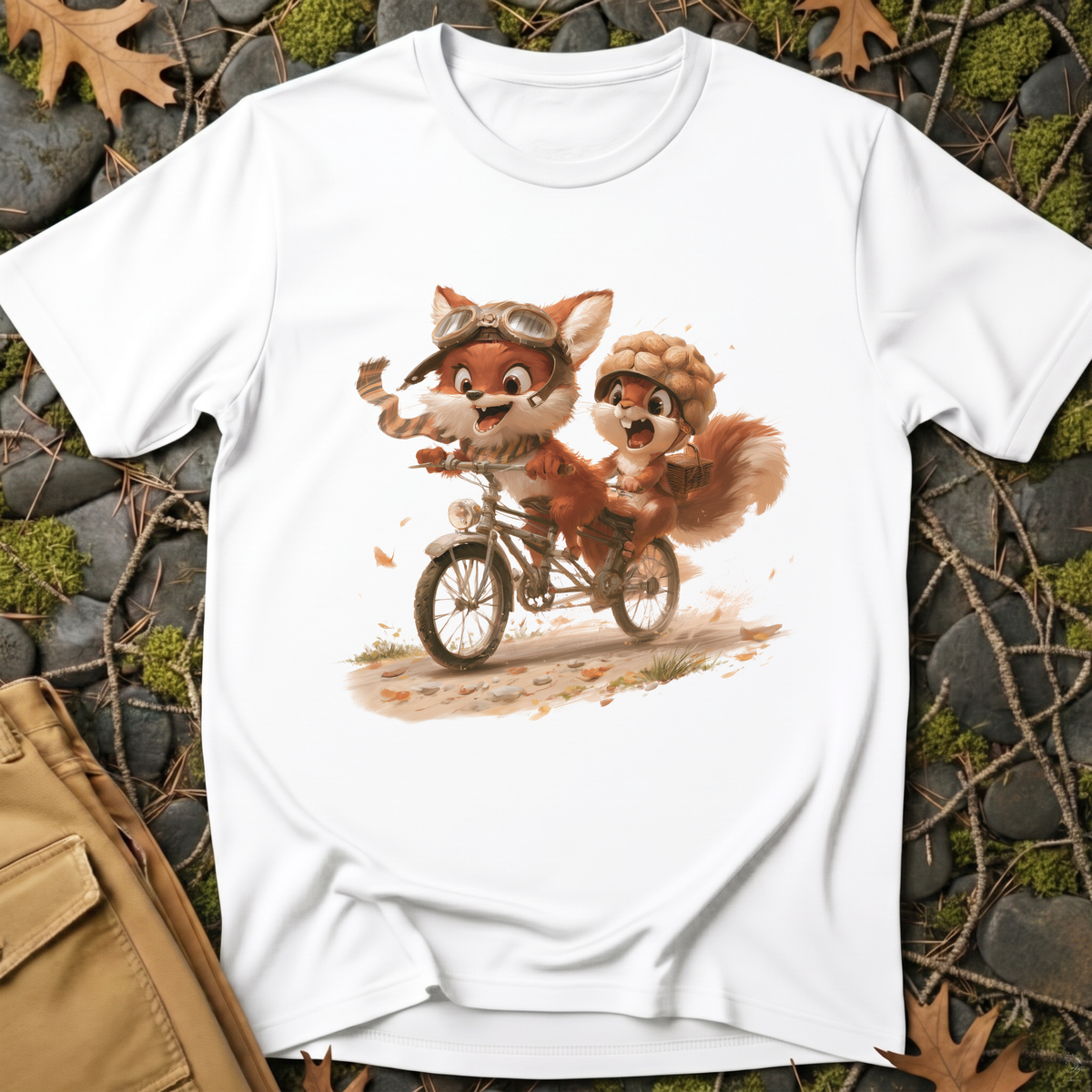 Tandem Fox & Squirrel T-Shirt