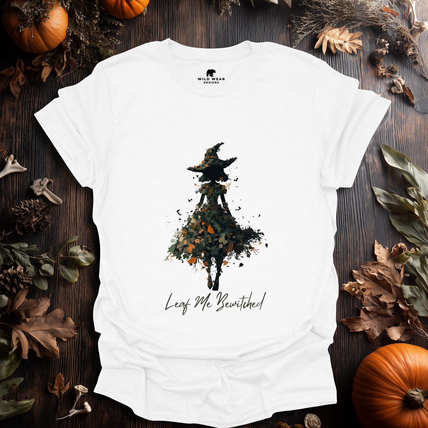 Leaf Me Bewitched Witch T-Shirt