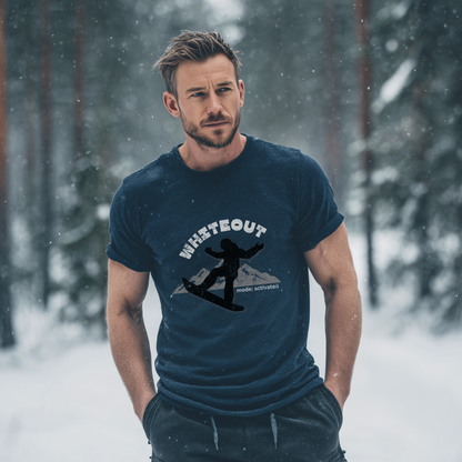 Whiteout Mode Activated Snowboard T-Shirt