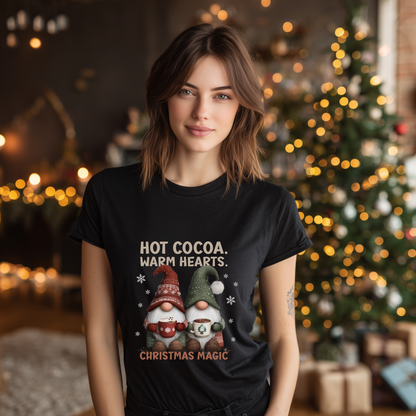 Hot Cocoa Christmas Gnome T-Shirt