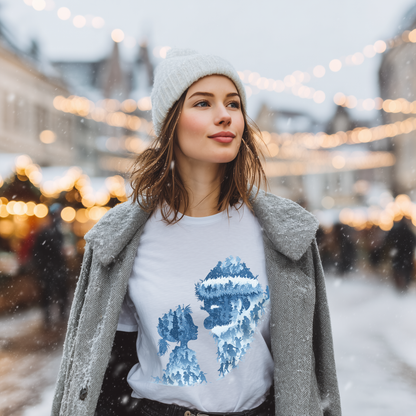 Santa & Child Silhouette – Holiday Magic T-Shirt